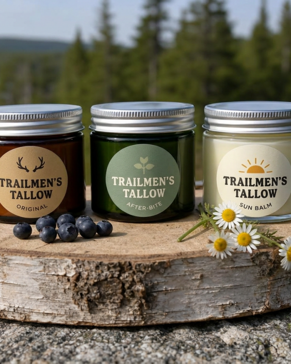 Trailmen's Tallow Guides Gift Pack in use