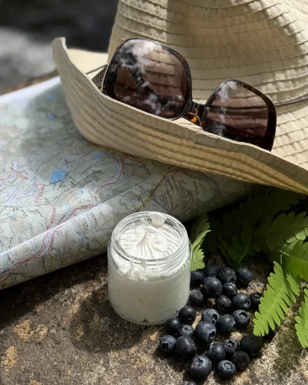 Trailmen's Tallow Sun Balm in use